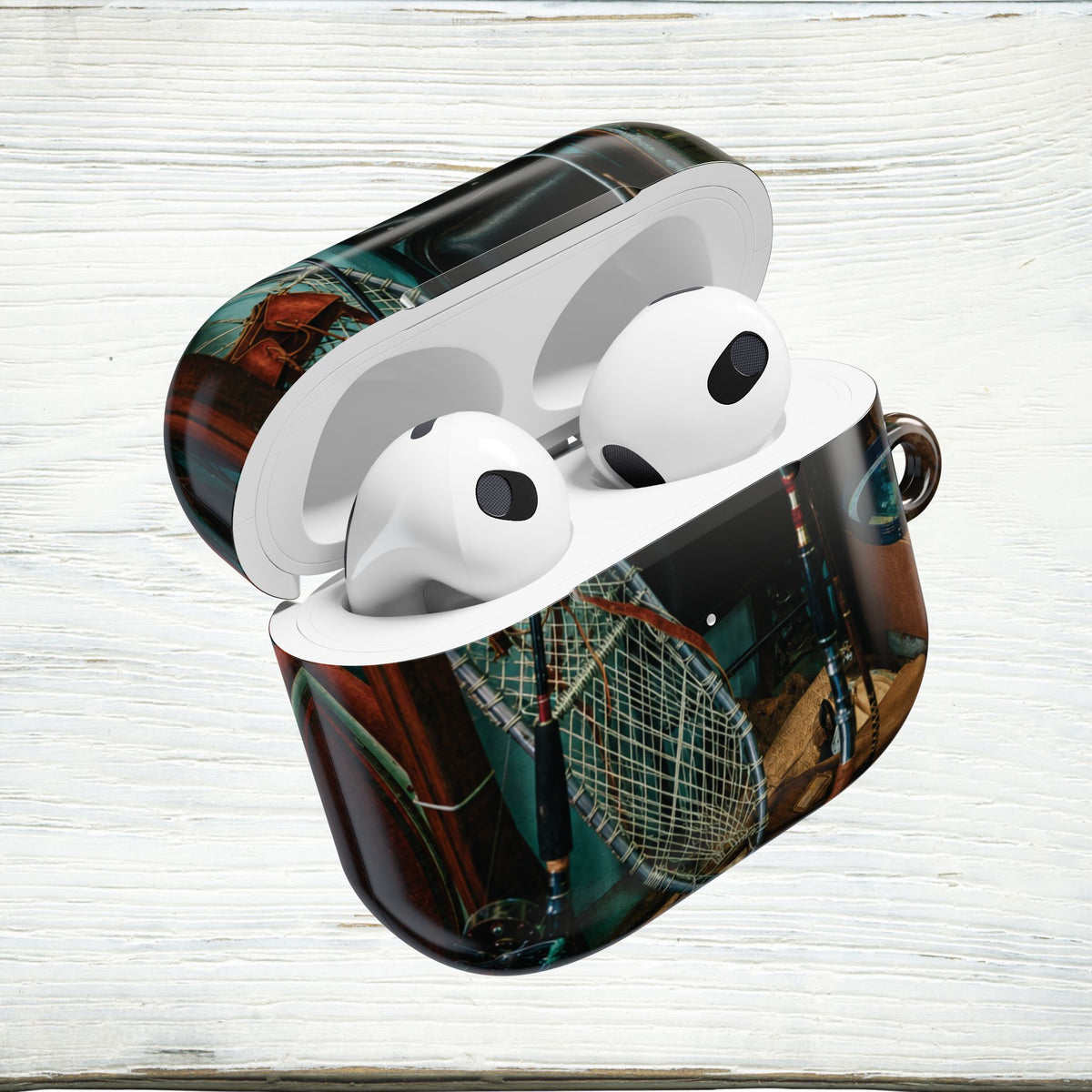 Vintage Fishing Gear AirPods & AirPods Pro Case – Outdoorsman Protective Cover