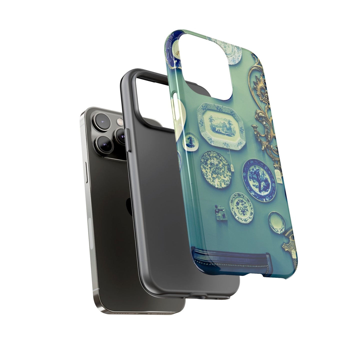 Antique Store Stairwell Phone Case--Vintage Gallery Wall Tough Case