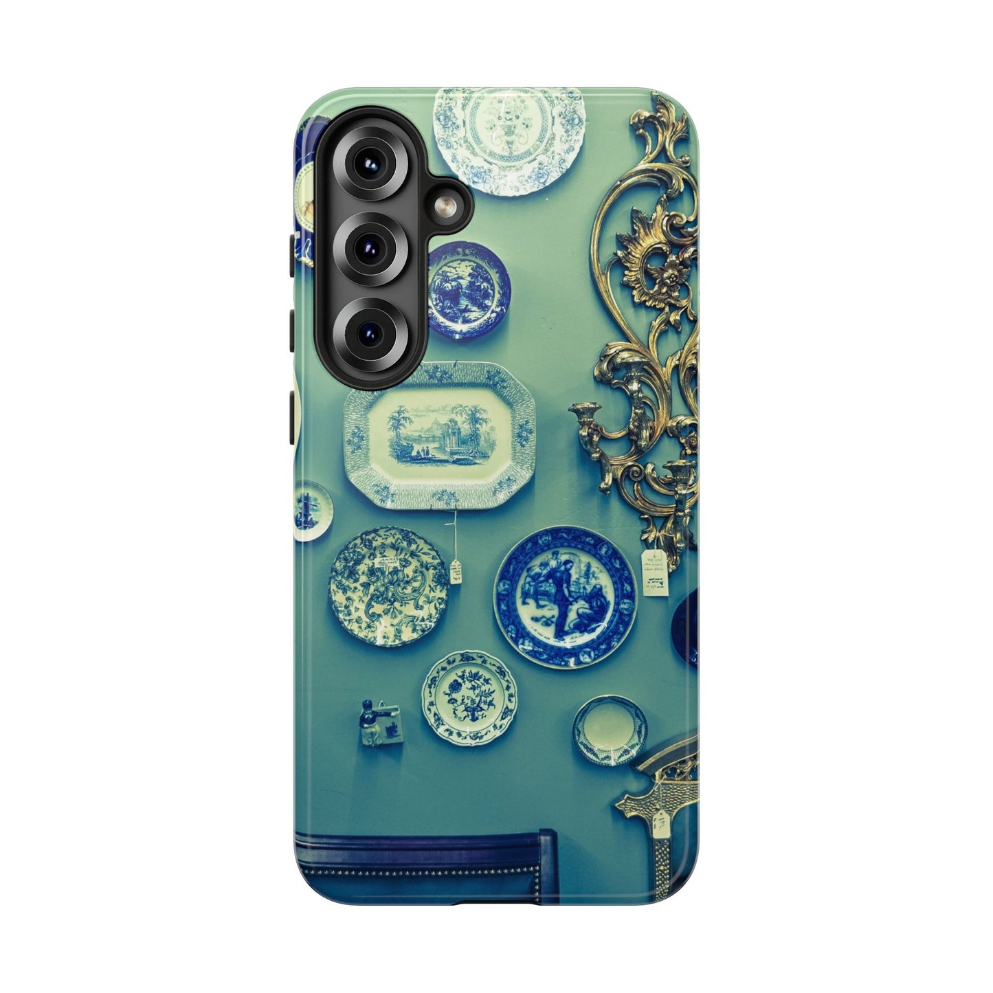 Antique Store Stairwell Phone Case--Vintage Gallery Wall Tough Case