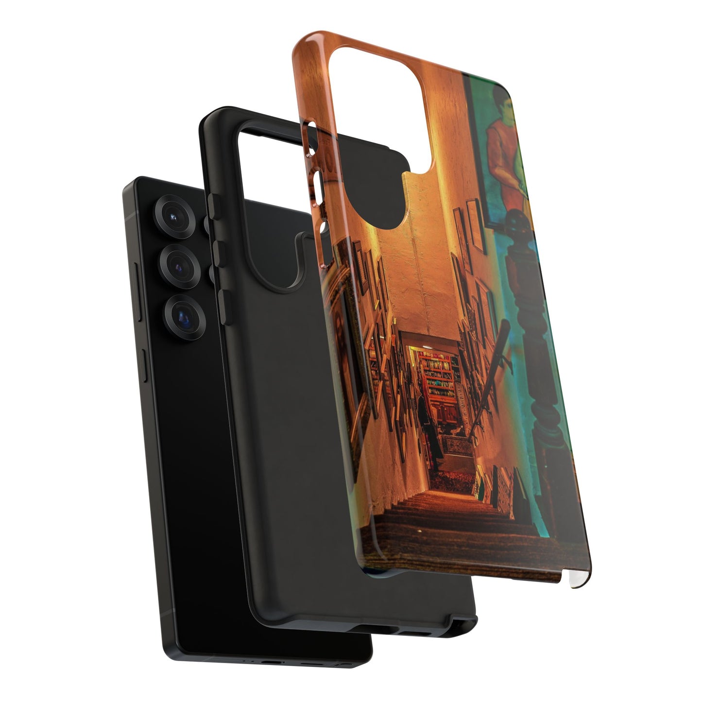 Vintage Gallery Staircase Tough Phone Case--Antique Store Art Phone Cover