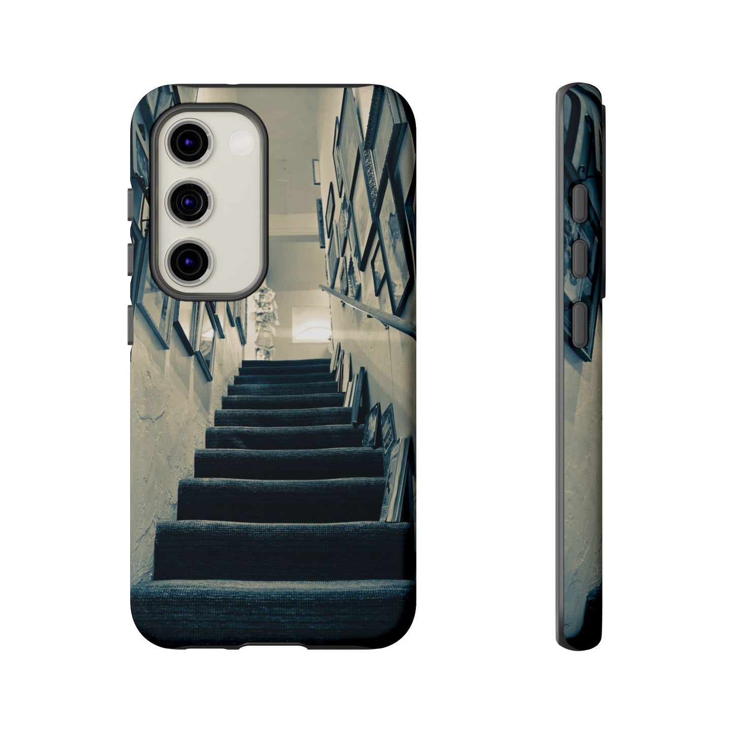 Vintage Boutique Stairway Tough Phone Case, Antique Shop Art Cover for iPhone, Samsung & Google Pixel