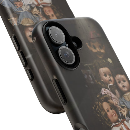 Personalized Creepy Doll Tough Phone Case – Gothic Vintage Graphic