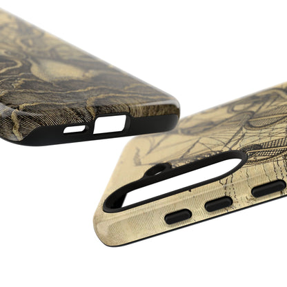 Vintage Kraken Tough Phone Case – Nautical Sea Monster Graphic