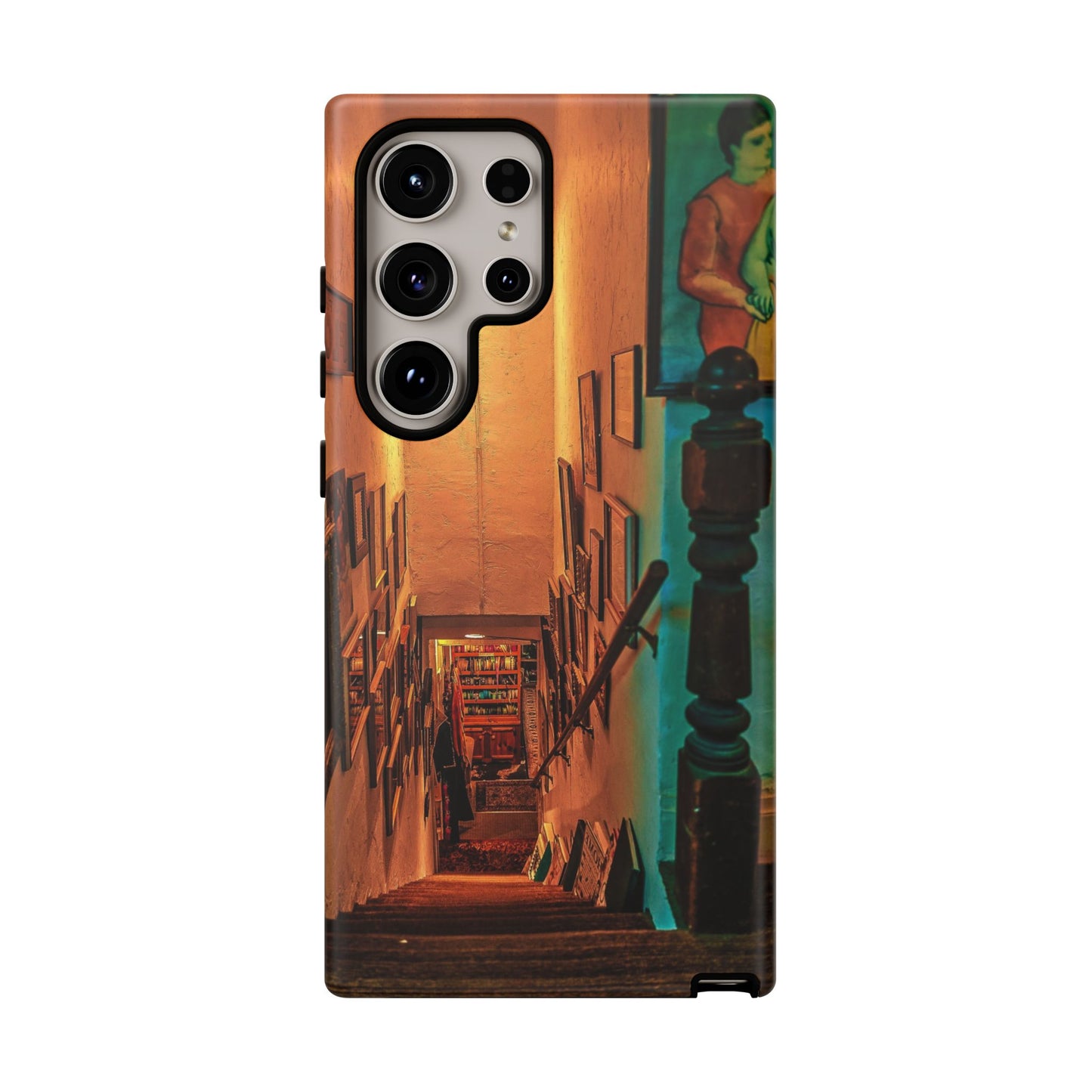 Vintage Gallery Staircase Tough Phone Case--Antique Store Art Phone Cover