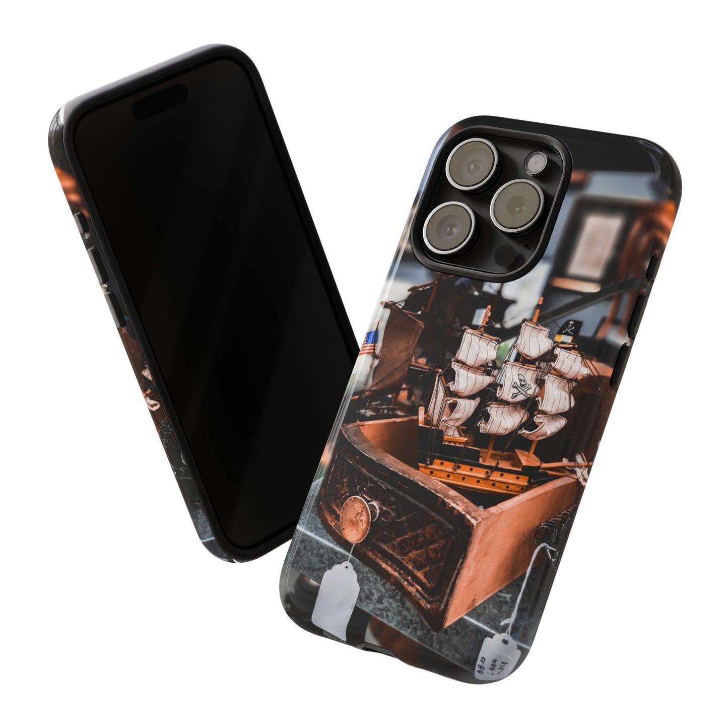 Vintage Ship-Inspired Phone Case, Nautical Design, Tough Phone Cover, Unique Gift for Sea Lovers, Perfect for Summer Adventures