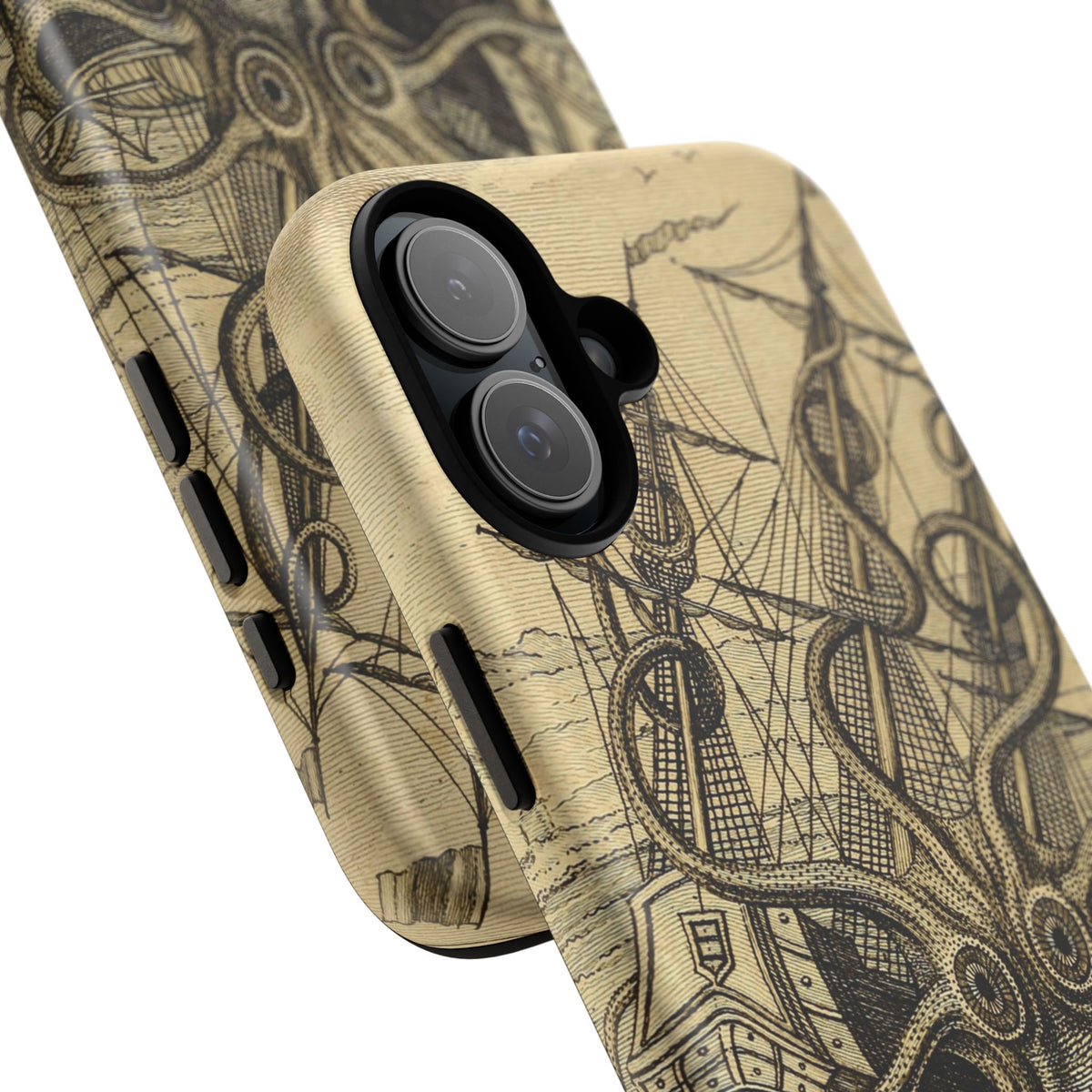 Vintage Kraken Tough Phone Case – Nautical Sea Monster Graphic