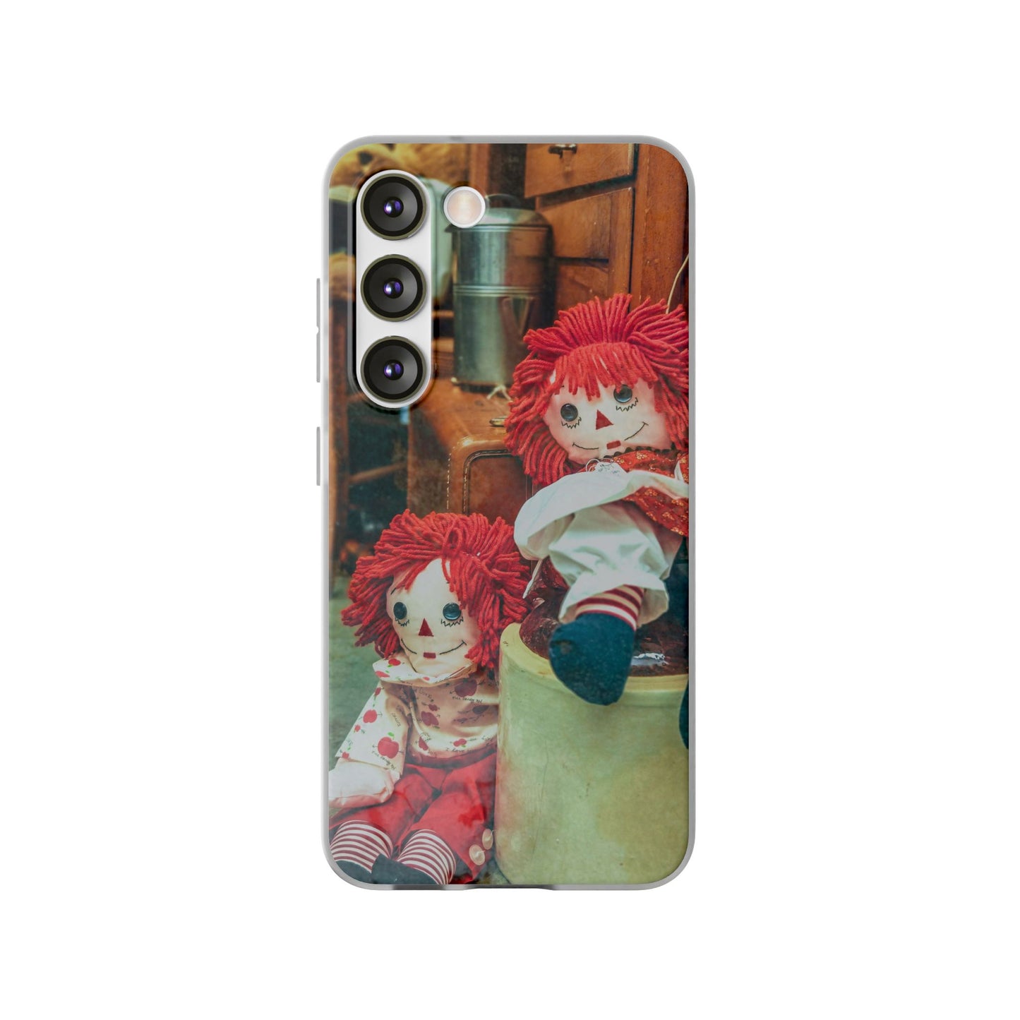 Vintage Doll Phone Cases, Cute Accessory, Gifts for Doll Lovers, Durable Flexi Covers, Fun Phone Protection