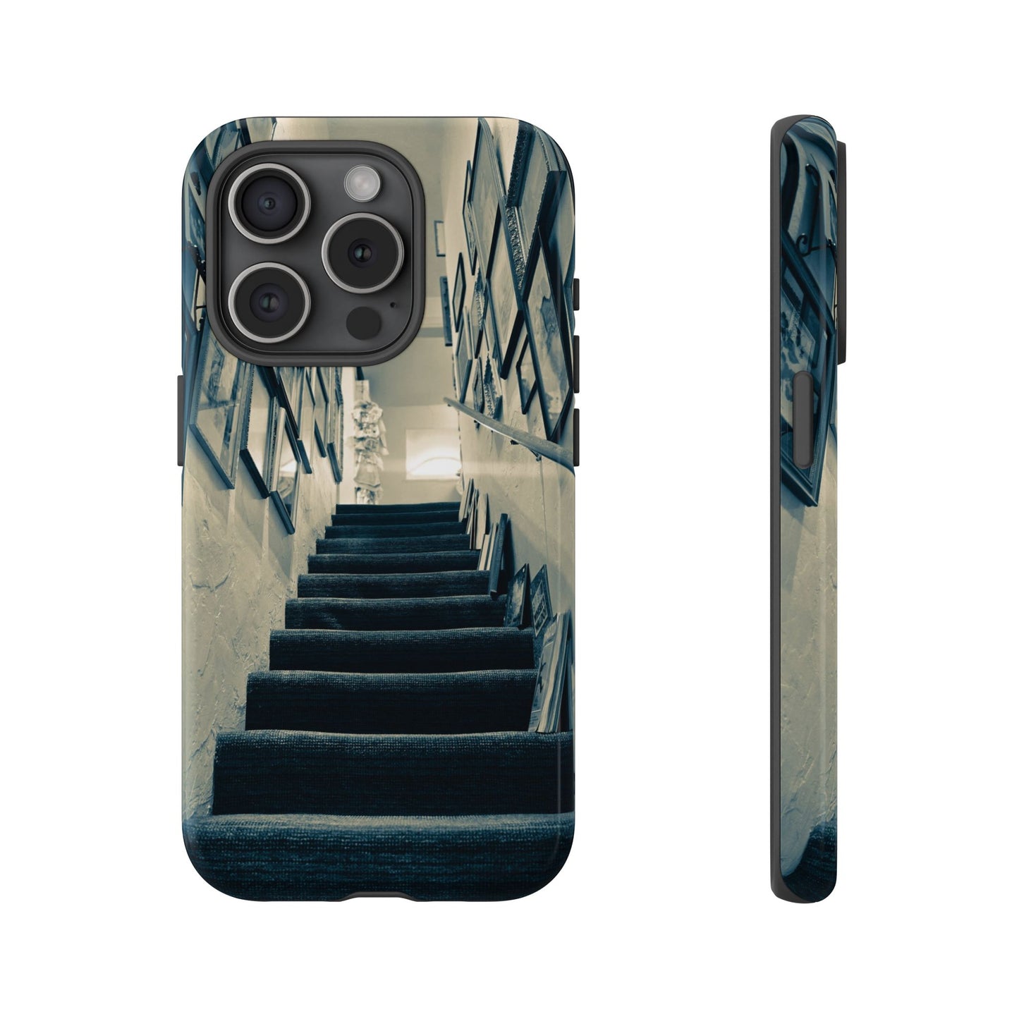 Vintage Boutique Stairway Tough Phone Case, Antique Shop Art Cover for iPhone, Samsung & Google Pixel