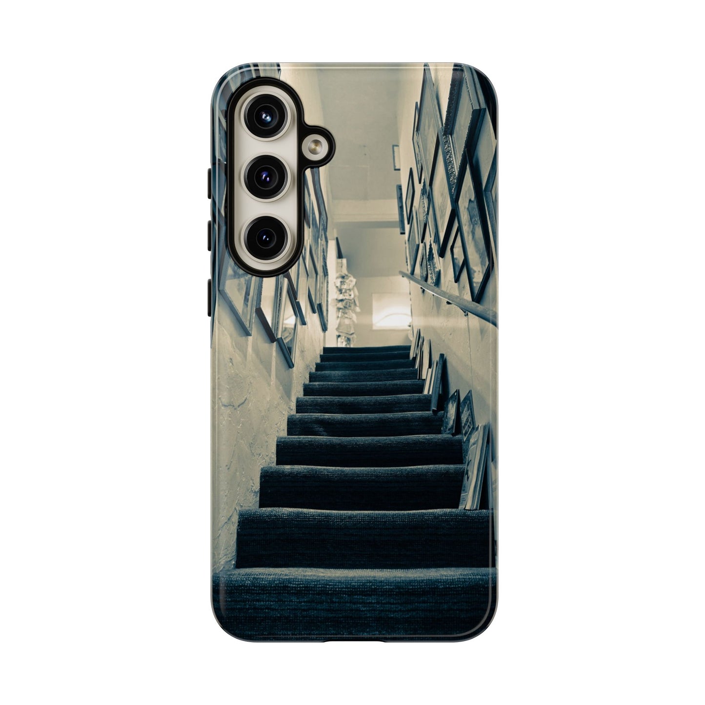 Vintage Boutique Stairway Tough Phone Case, Antique Shop Art Cover for iPhone, Samsung & Google Pixel