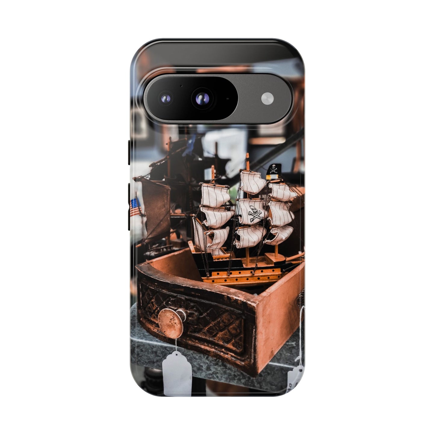 Vintage Ship-Inspired Phone Case, Nautical Design, Tough Phone Cover, Unique Gift for Sea Lovers, Perfect for Summer Adventures