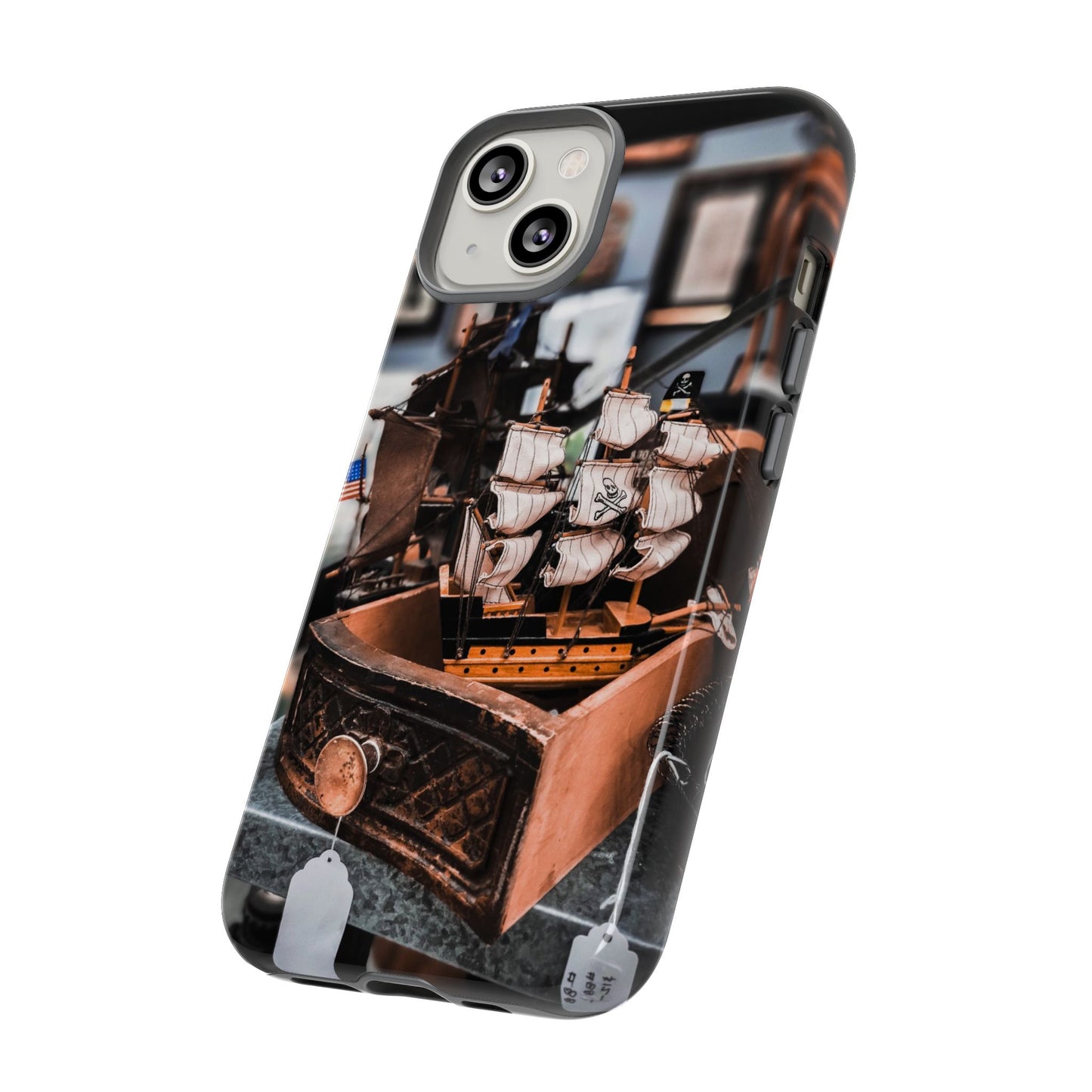 Vintage Ship-Inspired Phone Case, Nautical Design, Tough Phone Cover, Unique Gift for Sea Lovers, Perfect for Summer Adventures