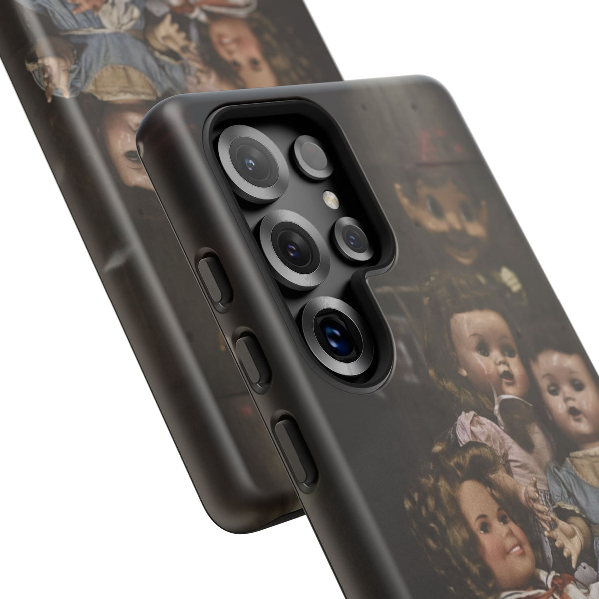 Personalized Creepy Doll Tough Phone Case – Gothic Vintage Graphic