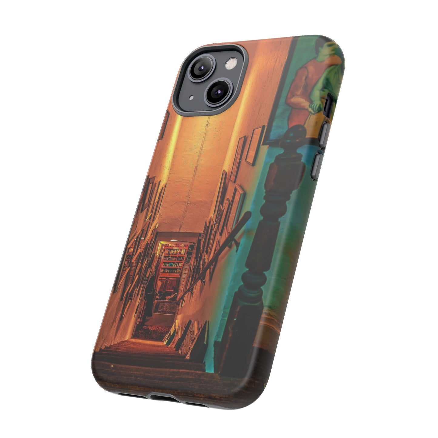 Vintage Gallery Staircase Tough Phone Case--Antique Store Art Phone Cover