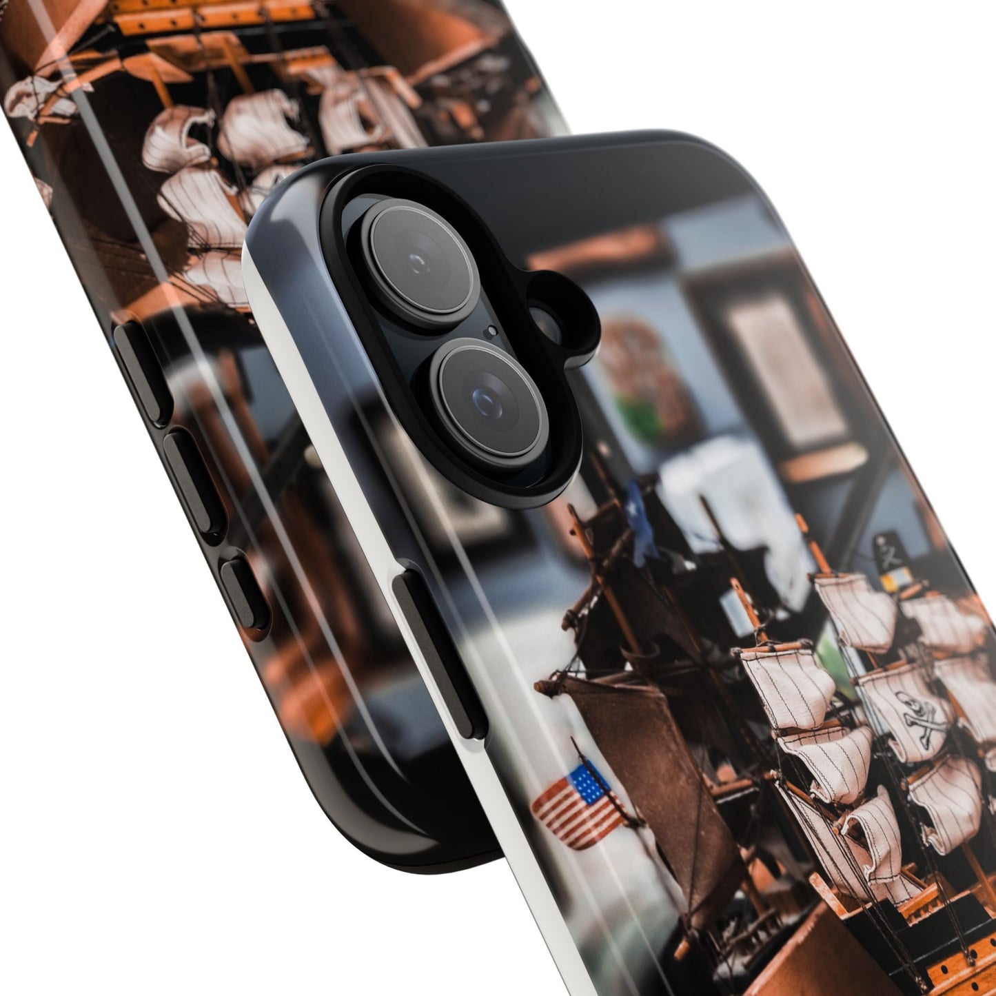 Vintage Ship-Inspired Phone Case, Nautical Design, Tough Phone Cover, Unique Gift for Sea Lovers, Perfect for Summer Adventures