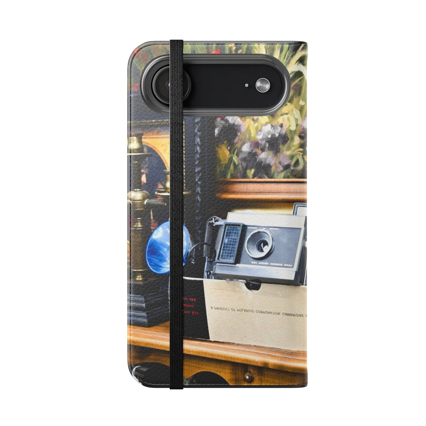 Vintage Camera Flip Case - Retro Style Phone Wallet Cover