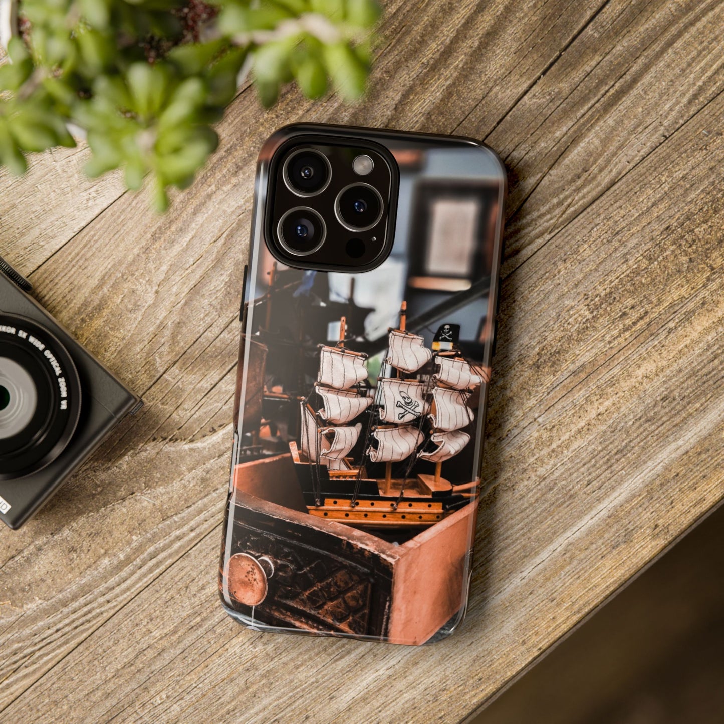Vintage Ship-Inspired Phone Case, Nautical Design, Tough Phone Cover, Unique Gift for Sea Lovers, Perfect for Summer Adventures