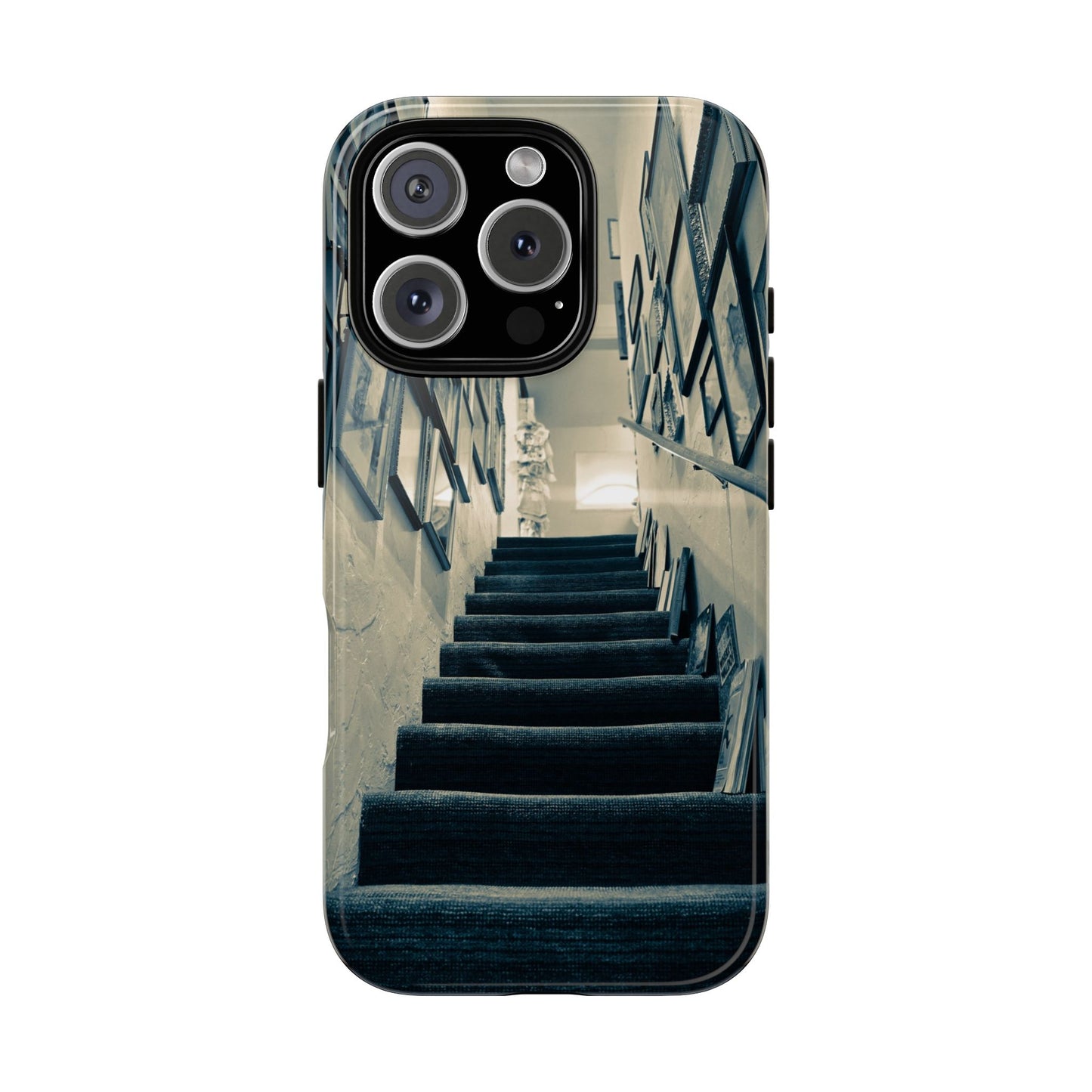 Vintage Boutique Stairway Tough Phone Case, Antique Shop Art Cover for iPhone, Samsung & Google Pixel