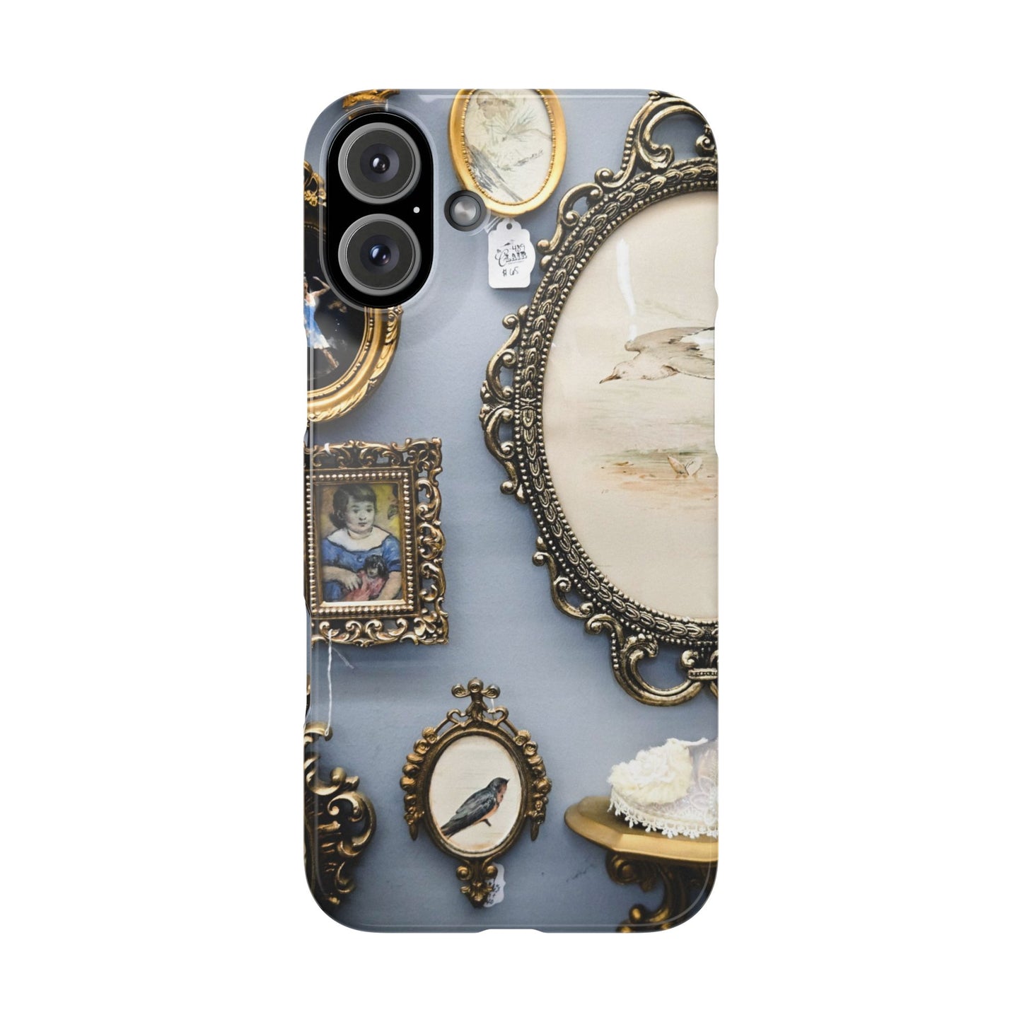 Framed Beauty Slim Phone Case – Vintage with a Twist