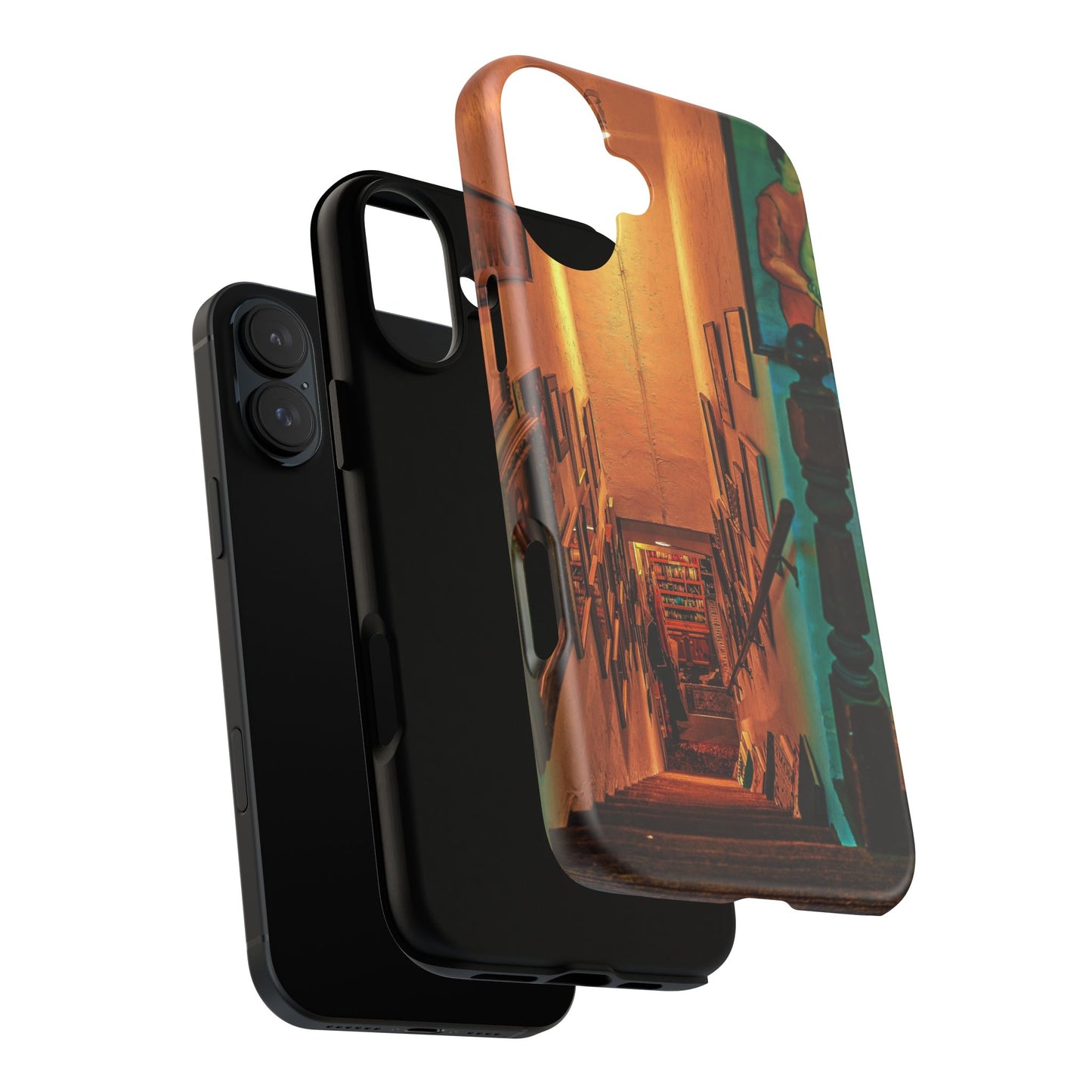 Vintage Gallery Staircase Tough Phone Case--Antique Store Art Phone Cover