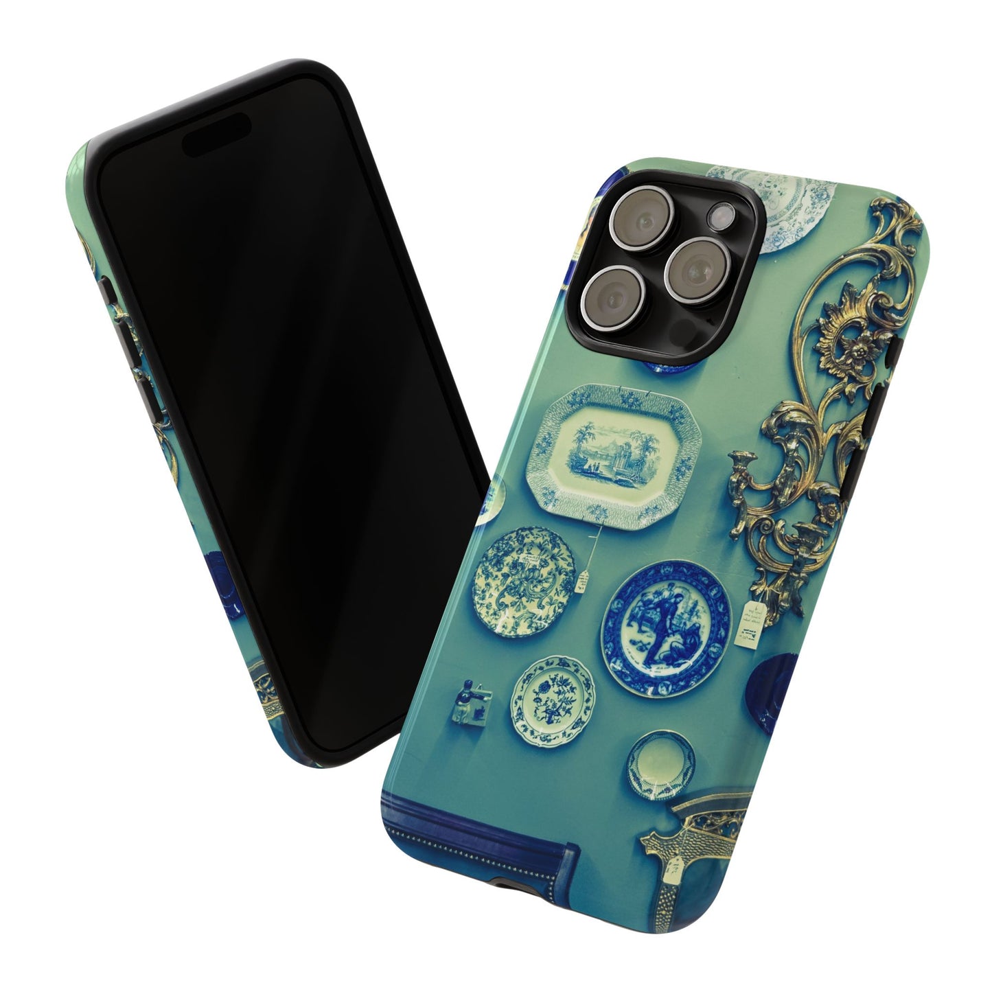 Antique Store Stairwell Phone Case--Vintage Gallery Wall Tough Case