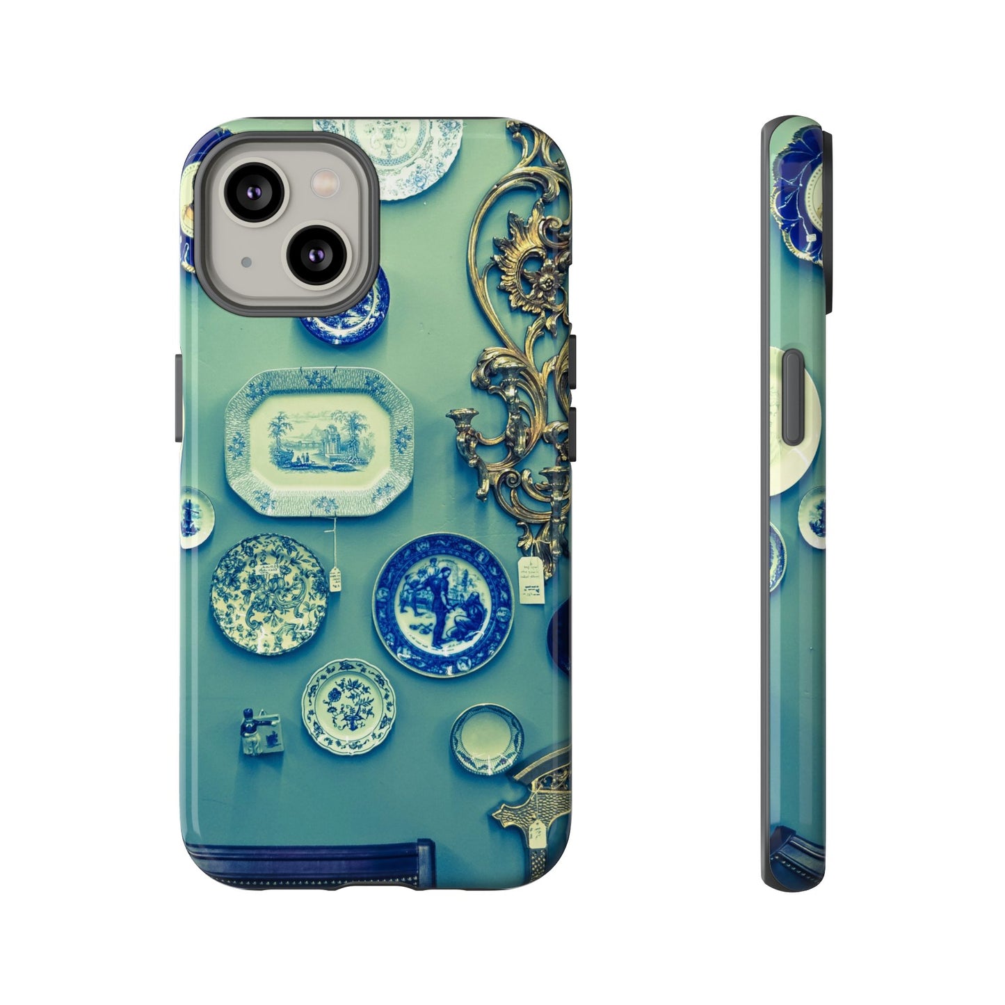 Antique Store Stairwell Phone Case--Vintage Gallery Wall Tough Case