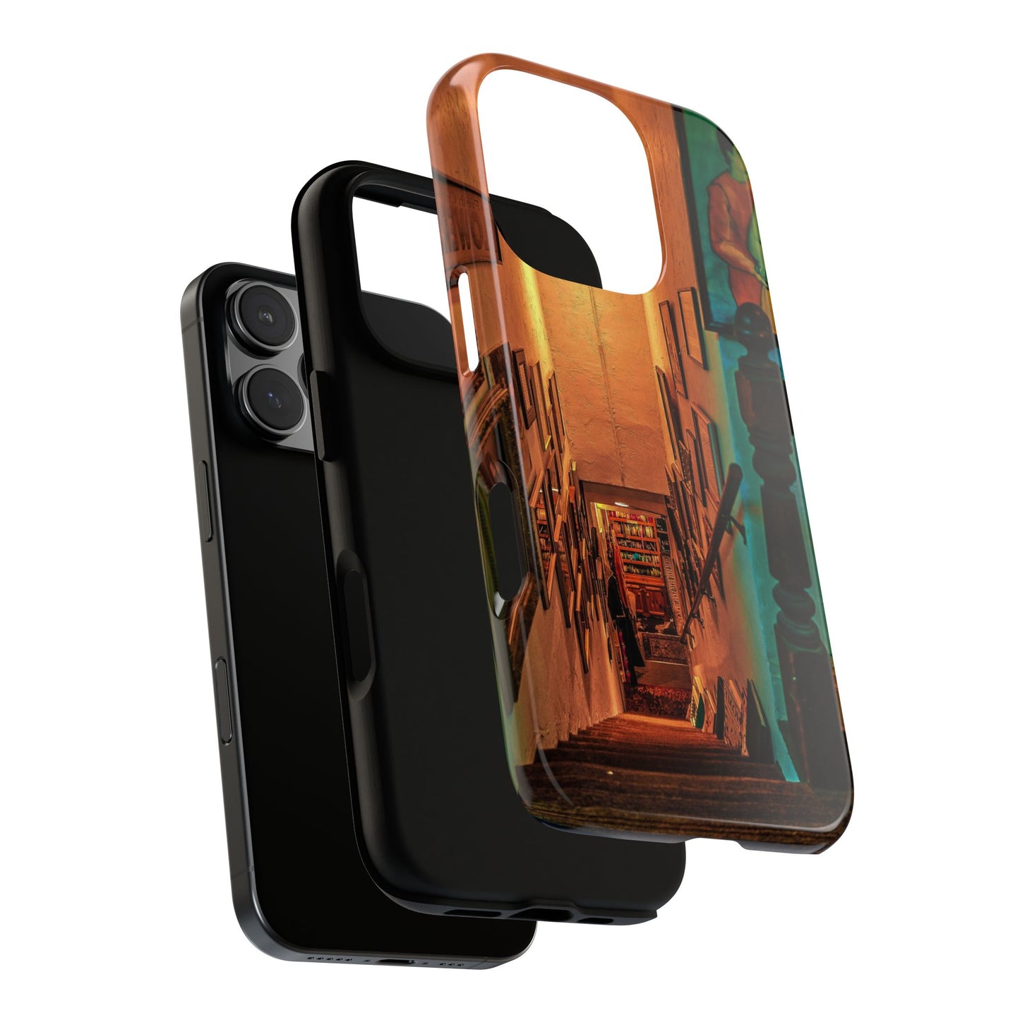 Vintage Gallery Staircase Tough Phone Case--Antique Store Art Phone Cover