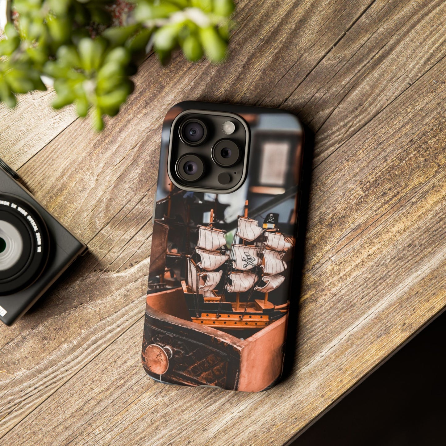 Vintage Ship-Inspired Phone Case, Nautical Design, Tough Phone Cover, Unique Gift for Sea Lovers, Perfect for Summer Adventures