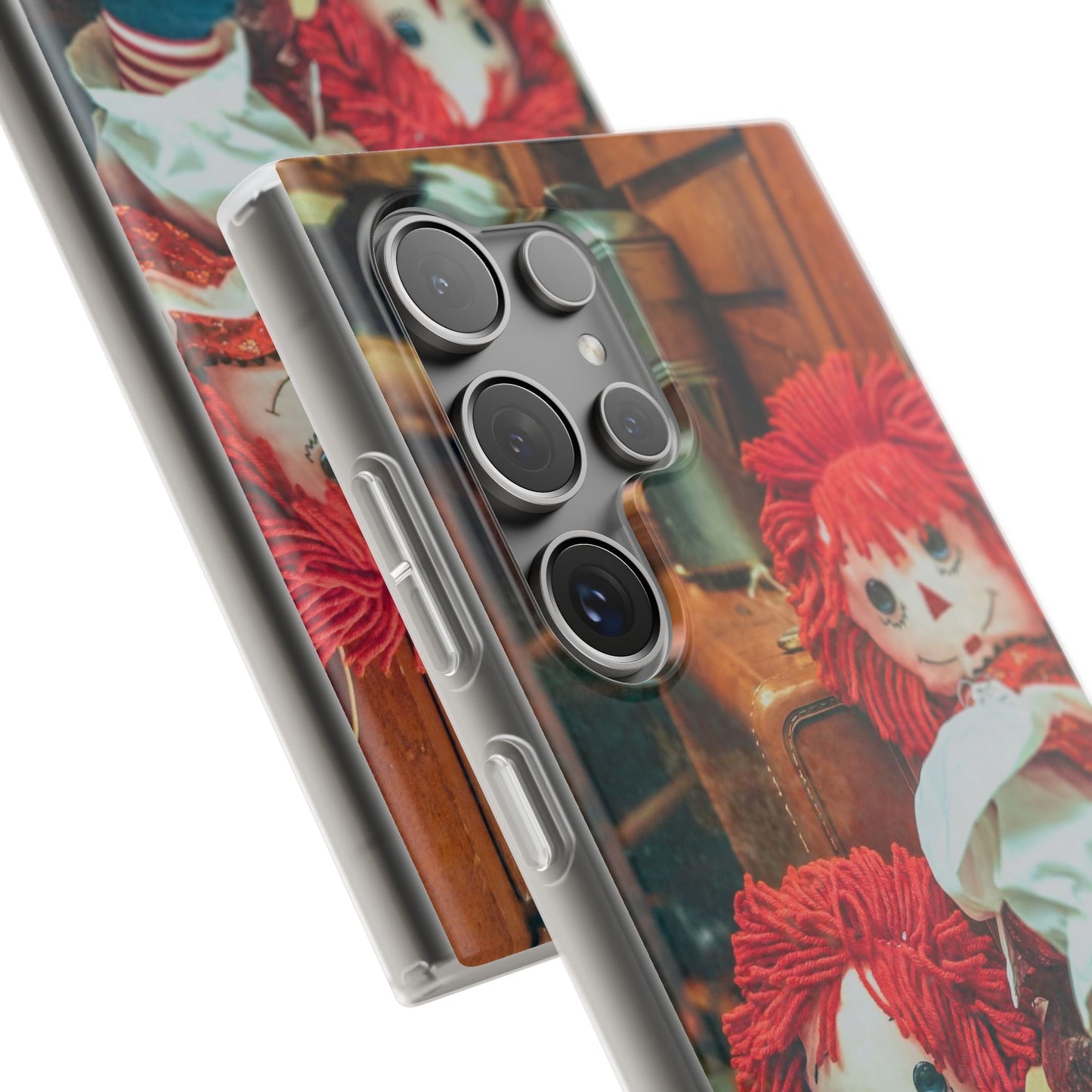 Vintage Doll Phone Cases, Cute Accessory, Gifts for Doll Lovers, Durable Flexi Covers, Fun Phone Protection