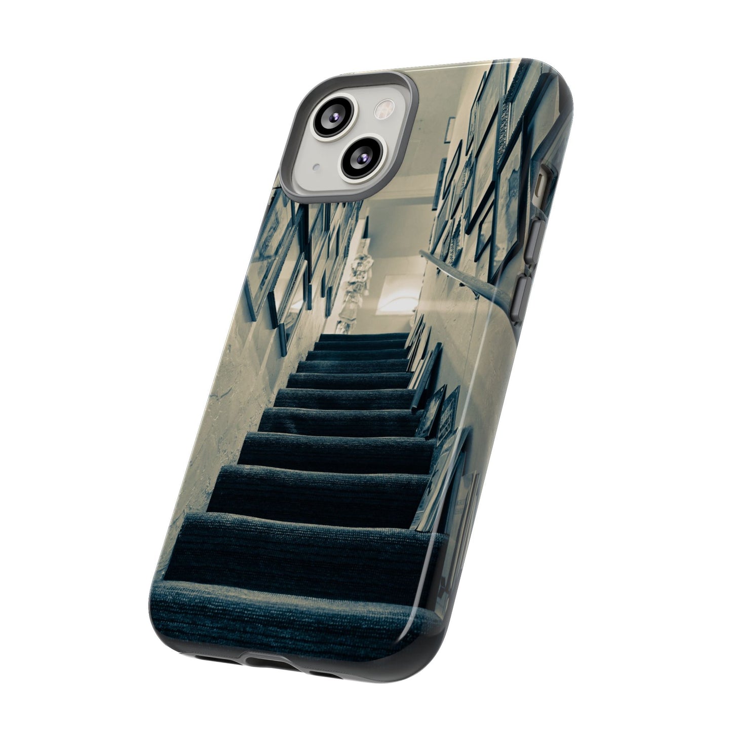 Vintage Boutique Stairway Tough Phone Case, Antique Shop Art Cover for iPhone, Samsung & Google Pixel