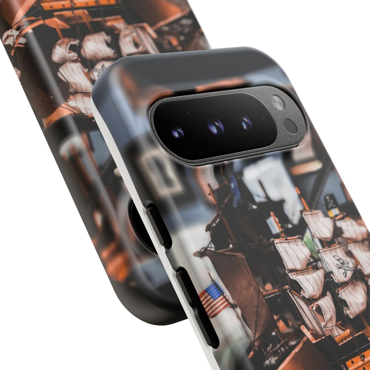 Vintage Ship-Inspired Phone Case, Nautical Design, Tough Phone Cover, Unique Gift for Sea Lovers, Perfect for Summer Adventures