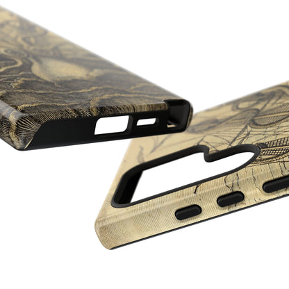 Vintage Kraken Tough Phone Case – Nautical Sea Monster Graphic