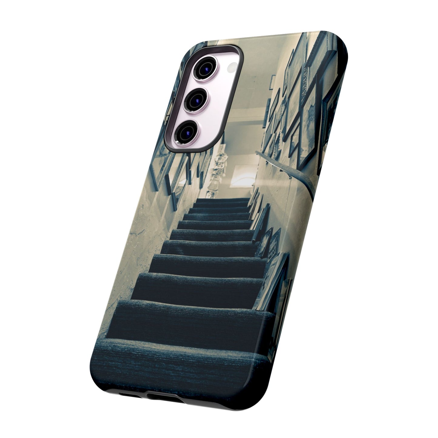 Vintage Boutique Stairway Tough Phone Case, Antique Shop Art Cover for iPhone, Samsung & Google Pixel