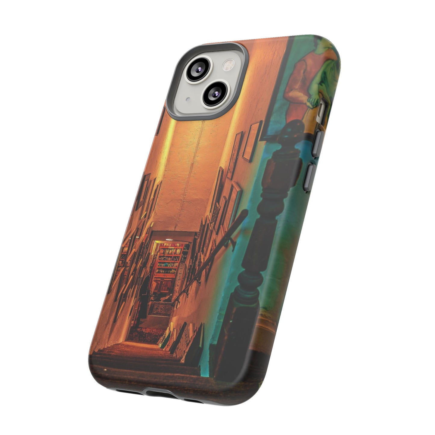Vintage Gallery Staircase Tough Phone Case--Antique Store Art Phone Cover