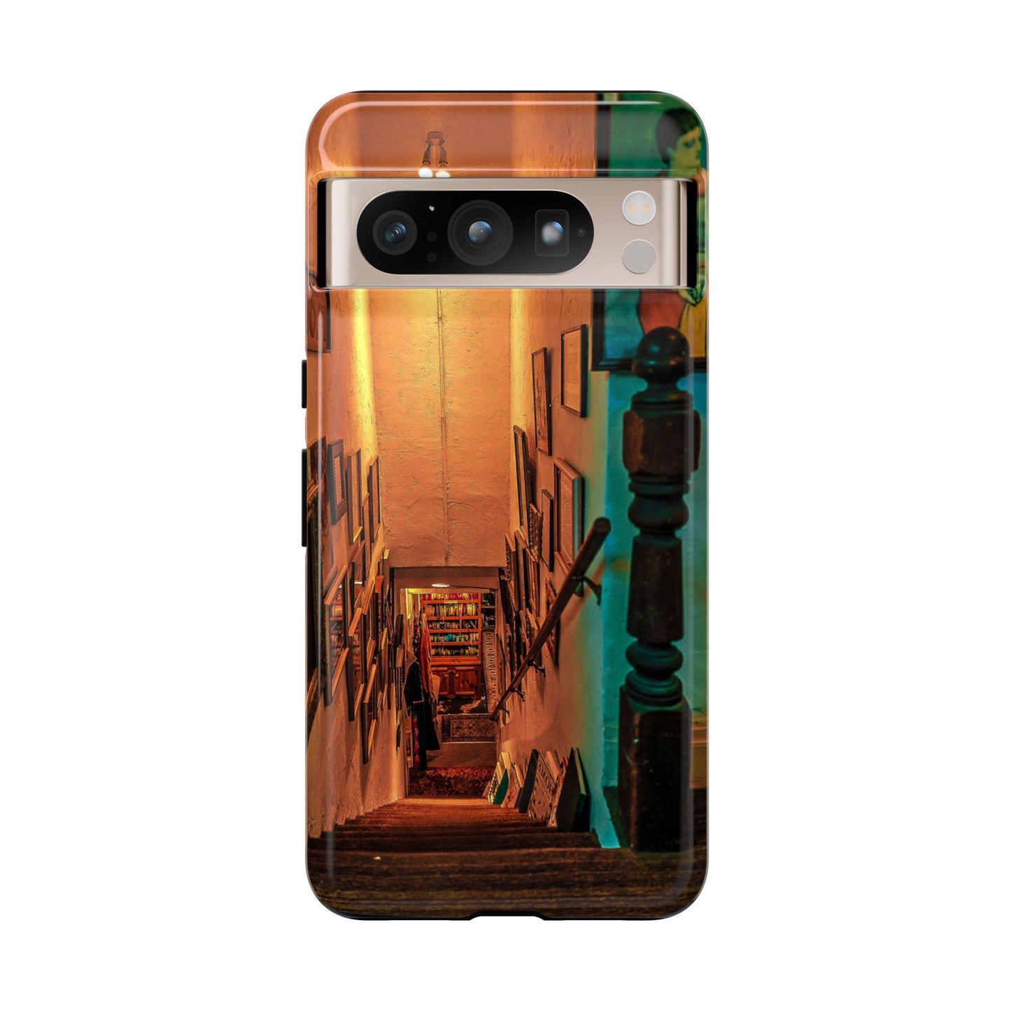 Vintage Gallery Staircase Tough Phone Case--Antique Store Art Phone Cover