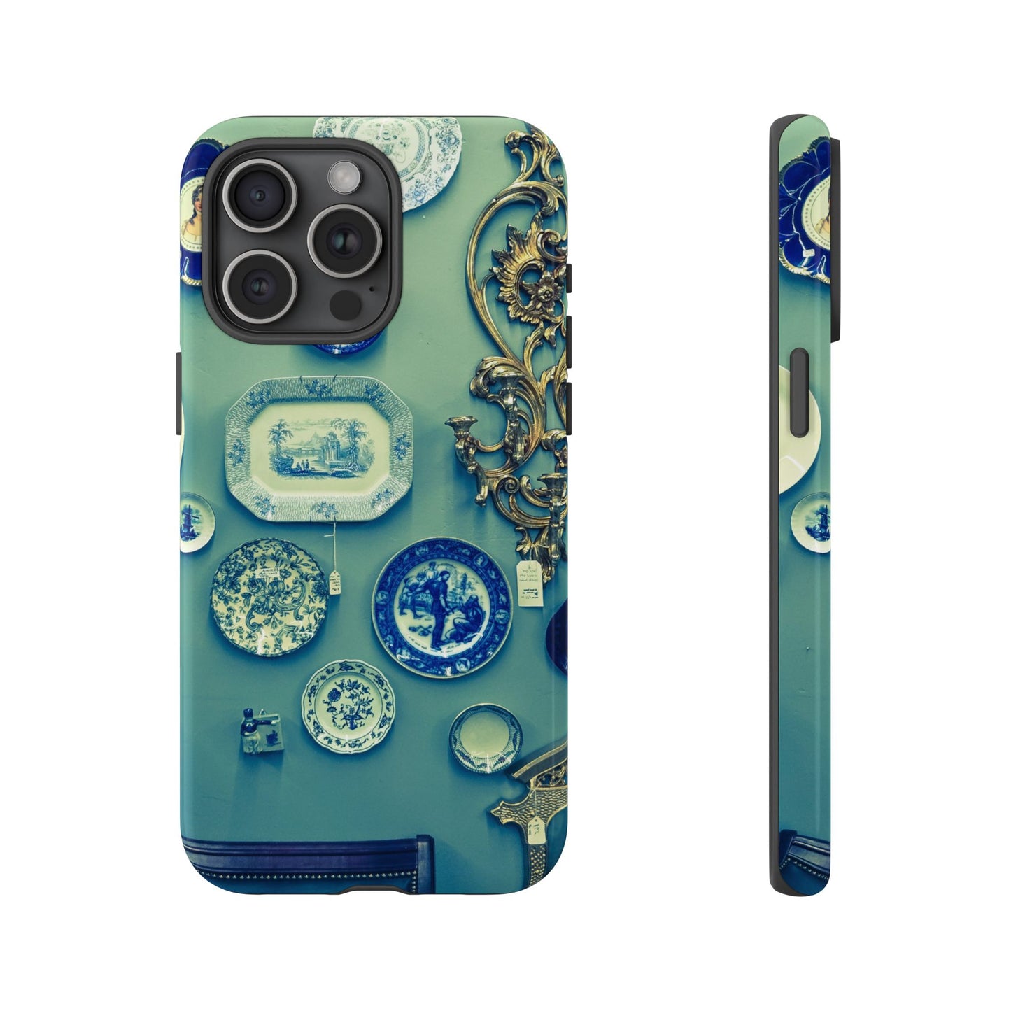 Antique Store Stairwell Phone Case--Vintage Gallery Wall Tough Case