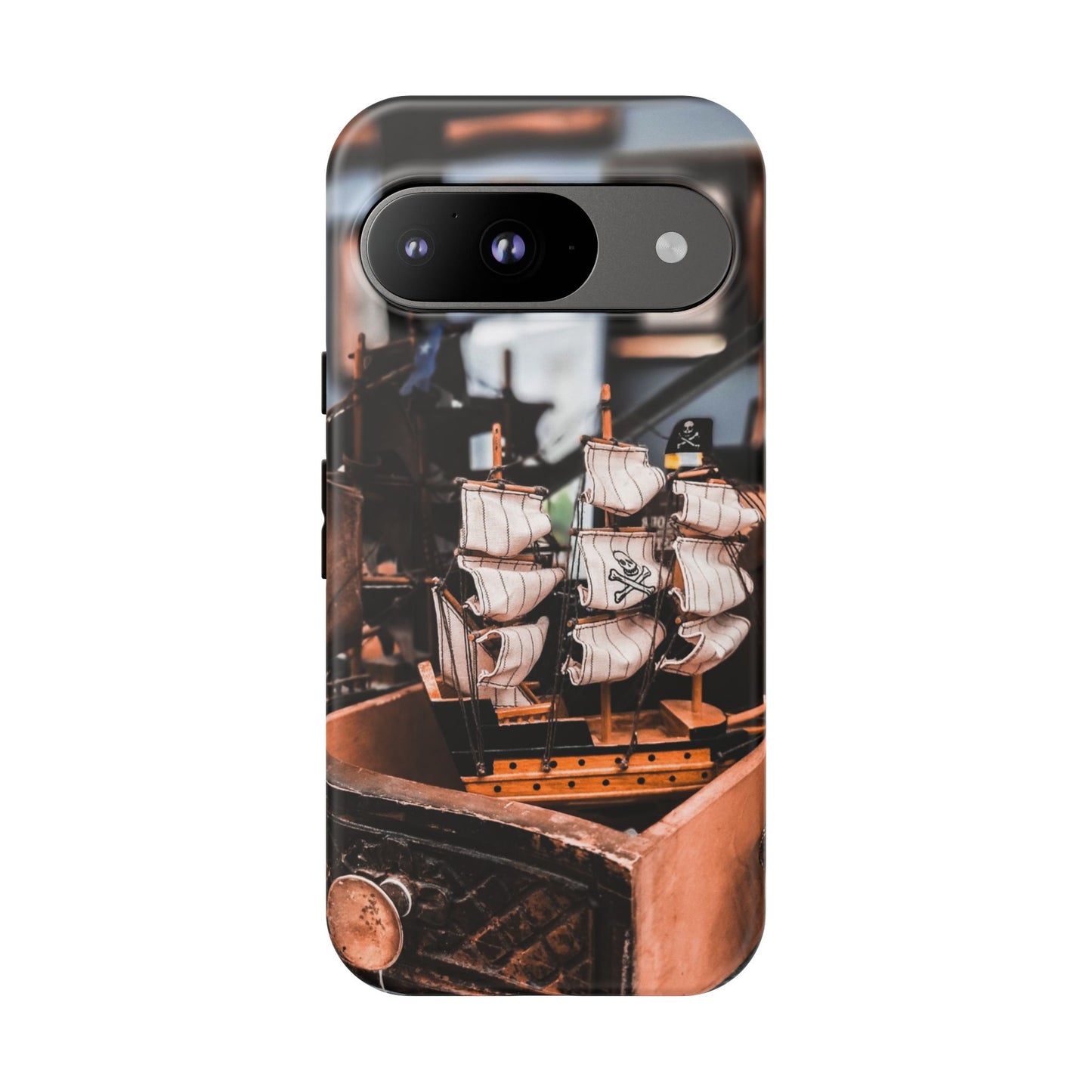 Vintage Ship-Inspired Phone Case, Nautical Design, Tough Phone Cover, Unique Gift for Sea Lovers, Perfect for Summer Adventures