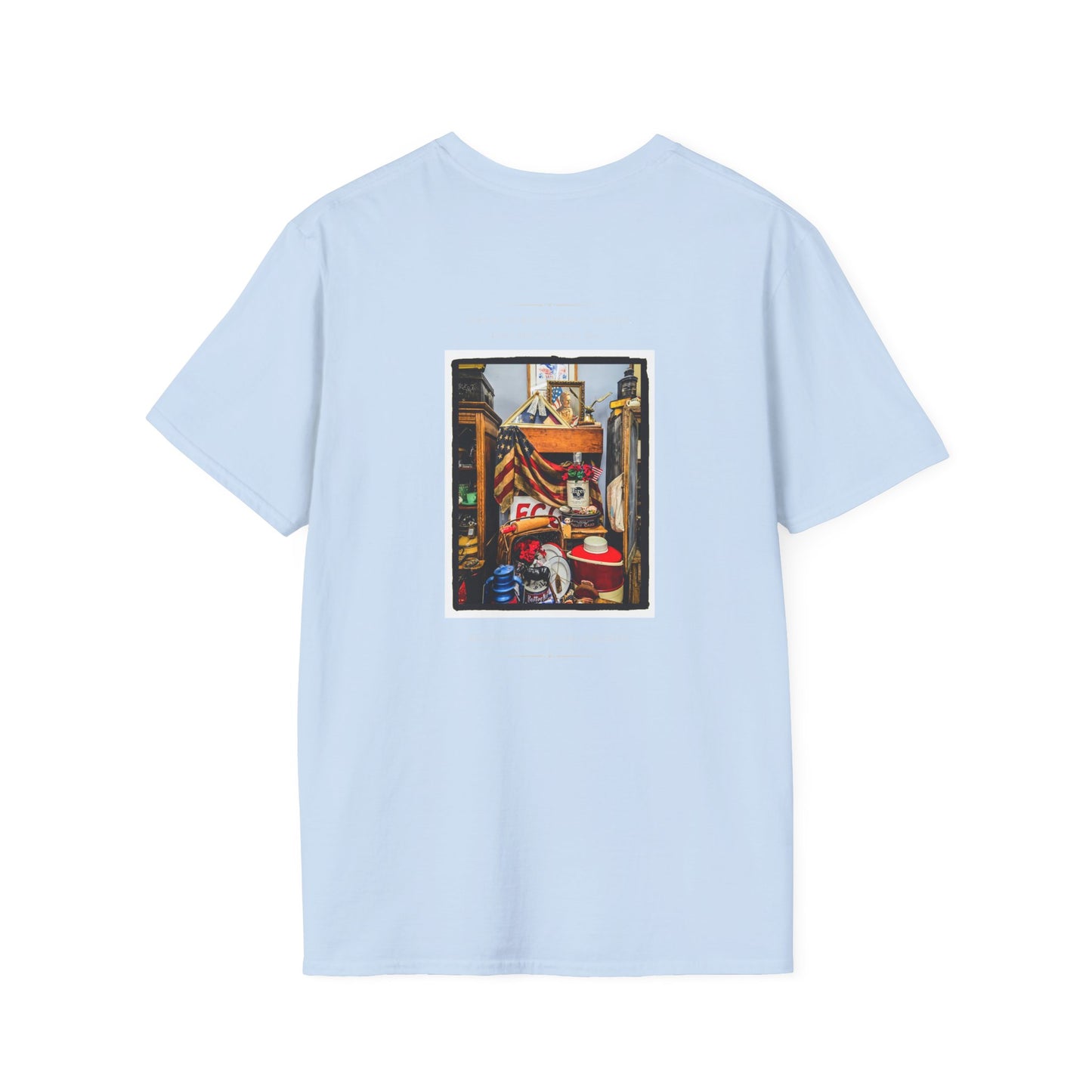 Patriotic Vintage Lover Shirt, Vibrant Unisex Softstyle T-Shirt with Artistic Design | Perfect for Casual Wear, Gifts, Festivals, and more