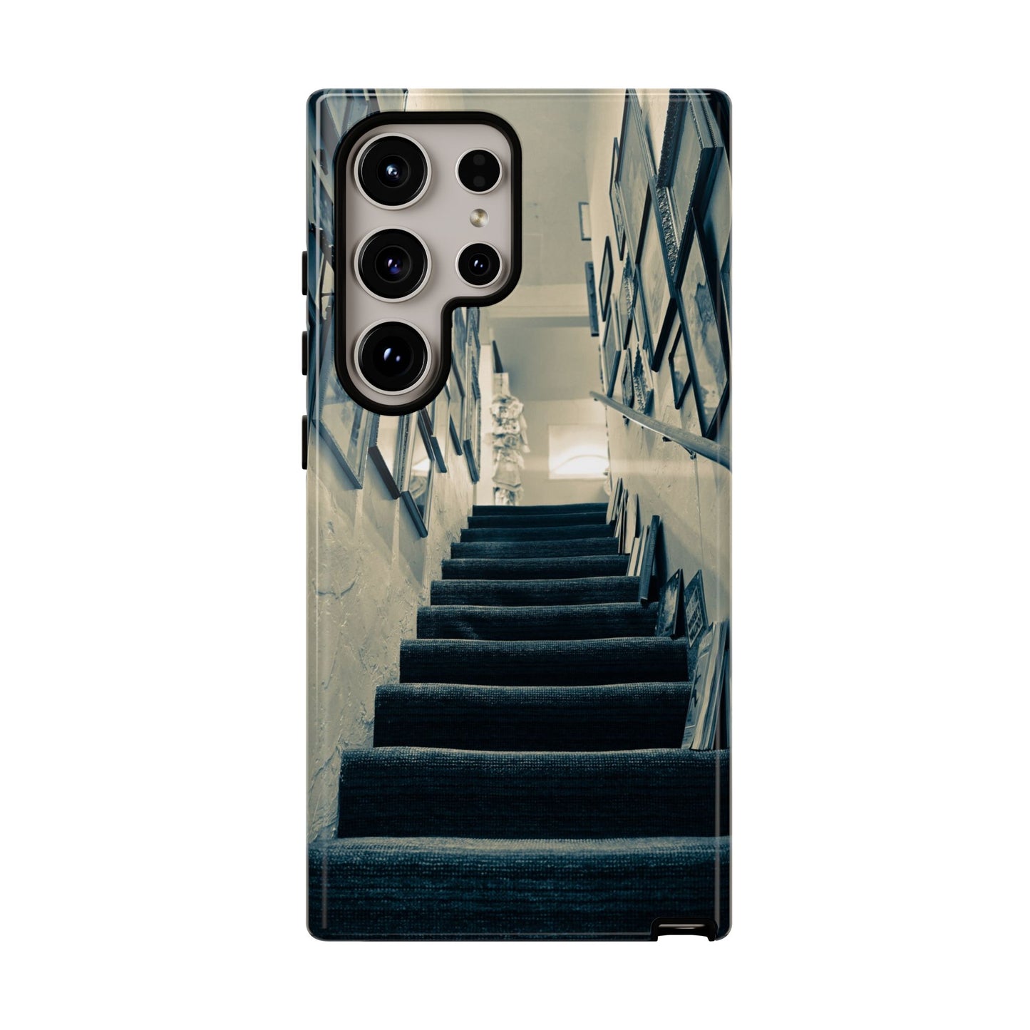 Vintage Boutique Stairway Tough Phone Case, Antique Shop Art Cover for iPhone, Samsung & Google Pixel
