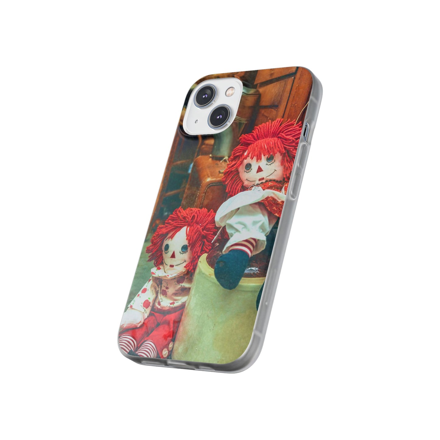 Vintage Doll Phone Cases, Cute Accessory, Gifts for Doll Lovers, Durable Flexi Covers, Fun Phone Protection