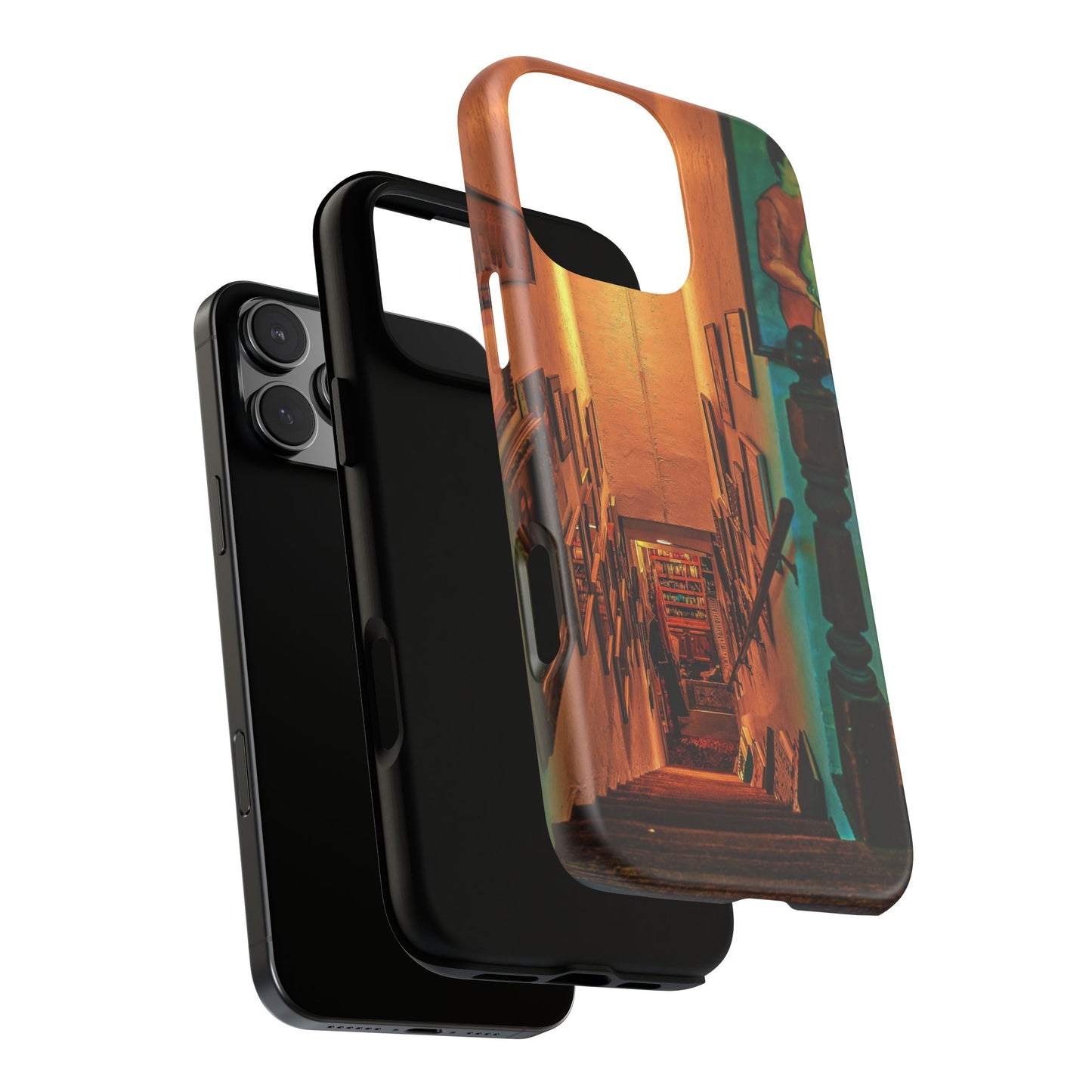 Vintage Gallery Staircase Tough Phone Case--Antique Store Art Phone Cover
