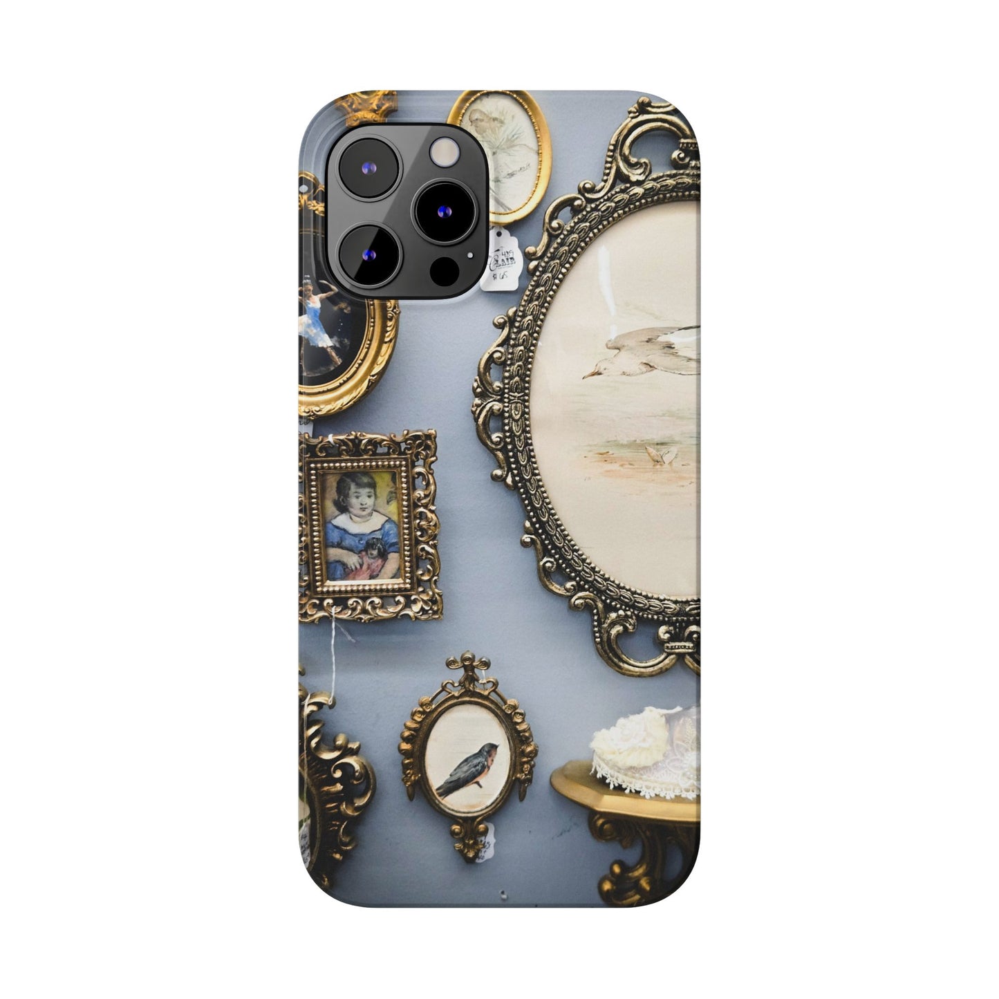 Framed Beauty Slim Phone Case – Vintage with a Twist