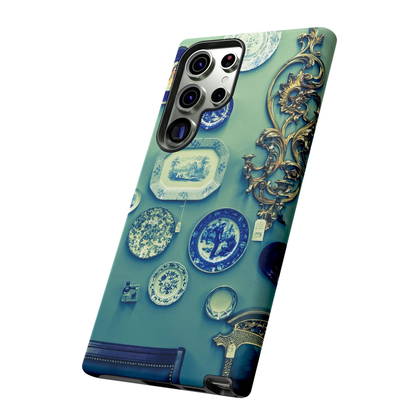 Antique Store Stairwell Phone Case--Vintage Gallery Wall Tough Case