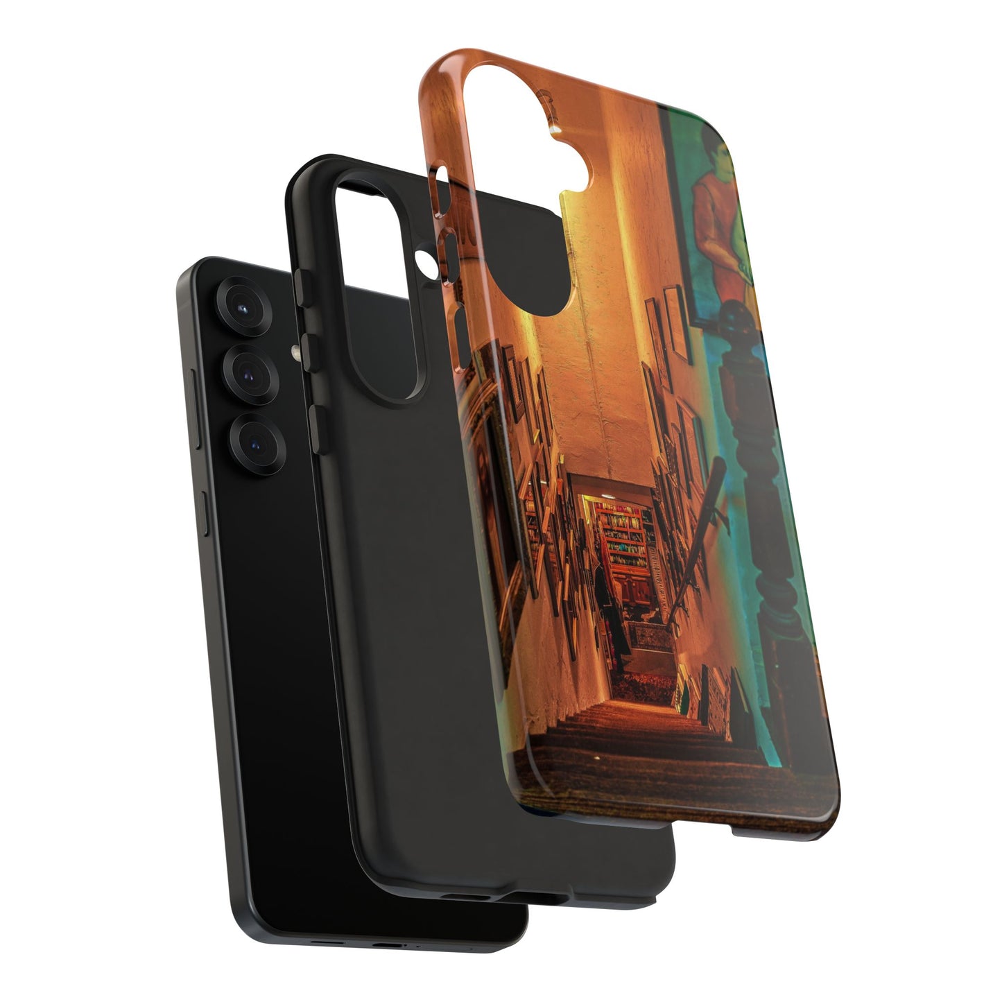 Vintage Gallery Staircase Tough Phone Case--Antique Store Art Phone Cover