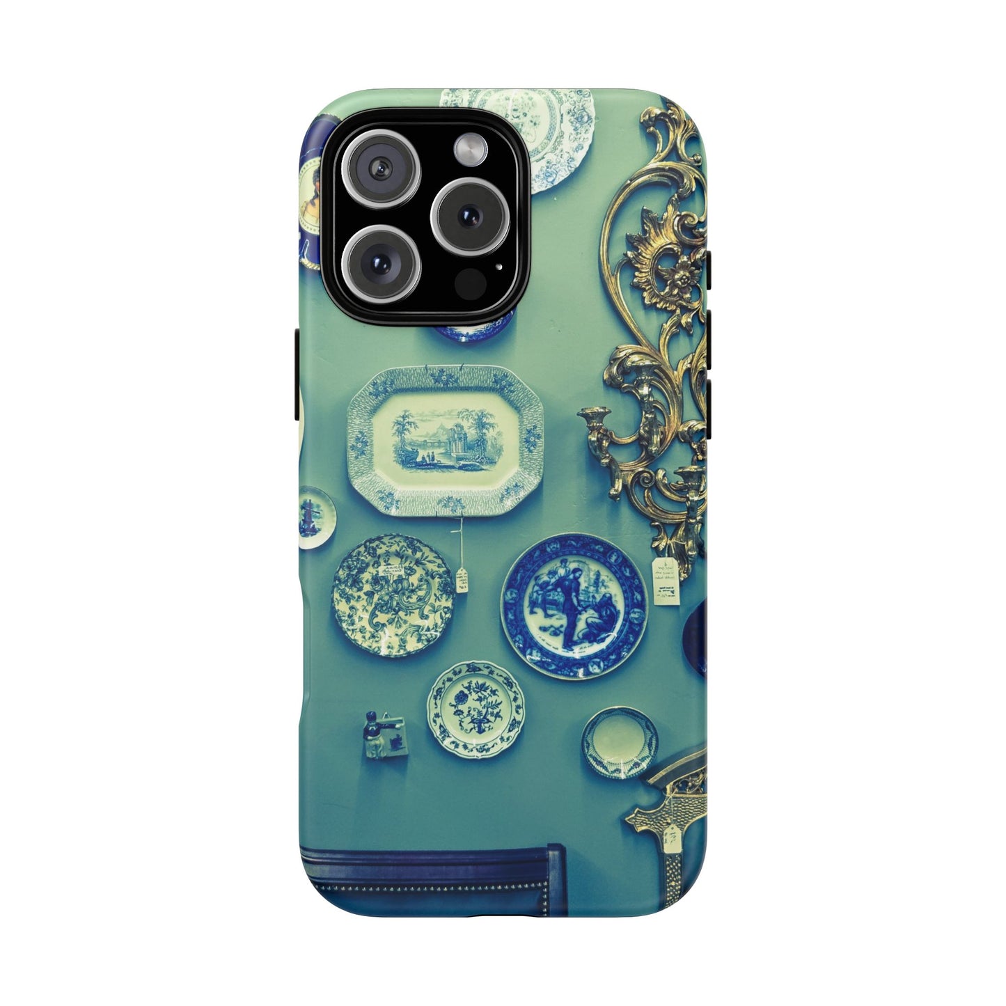 Antique Store Stairwell Phone Case--Vintage Gallery Wall Tough Case