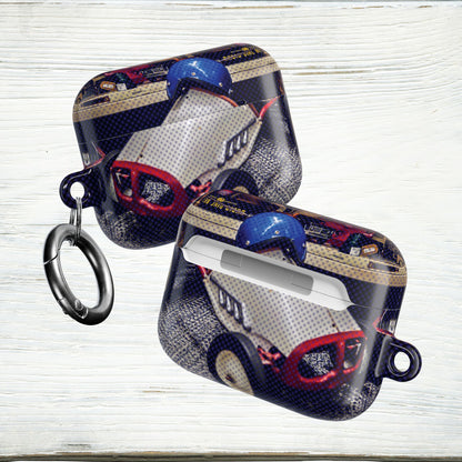 Vintage Go-Kart Racing Airpods Cases – Retro Motorsport Protective Cover