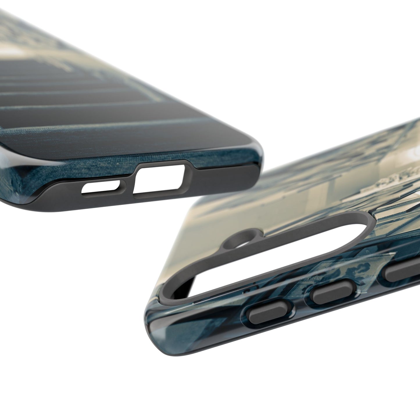 Vintage Style Tough Cases: Artistic Phone Case with Stairway Design, Unique Mobile Cover, Creative Gift for Art Lovers, Stylish Accessory