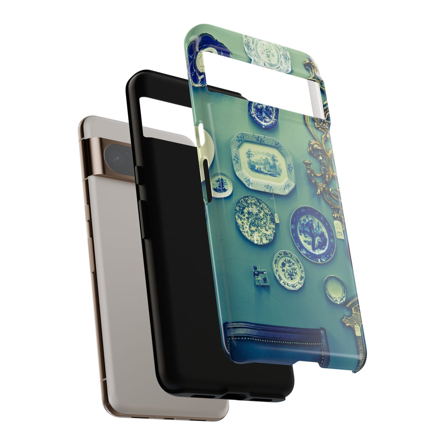 Antique Store Stairwell Phone Case--Vintage Gallery Wall Tough Case