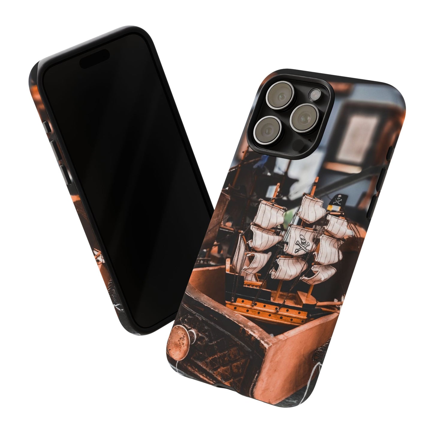 Vintage Ship-Inspired Phone Case, Nautical Design, Tough Phone Cover, Unique Gift for Sea Lovers, Perfect for Summer Adventures
