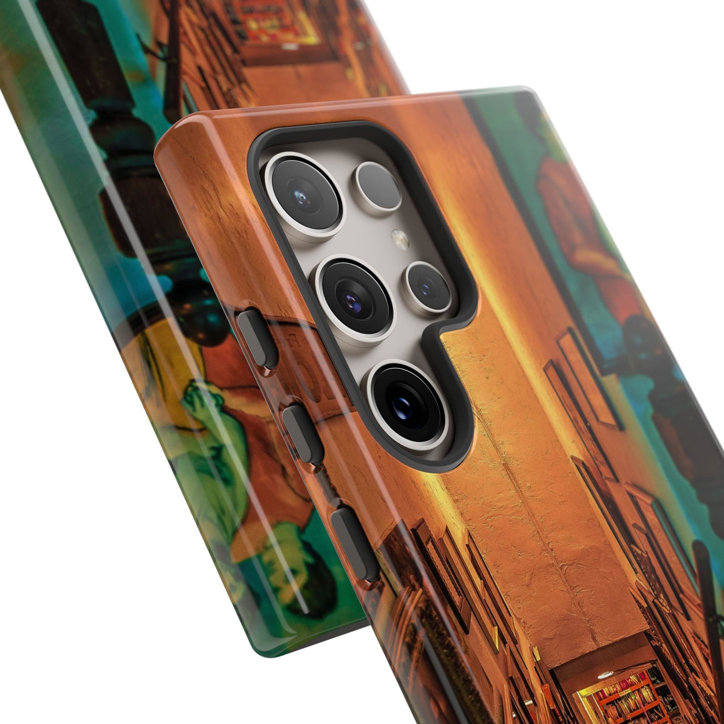 Vintage Gallery Staircase Tough Phone Case--Antique Store Art Phone Cover