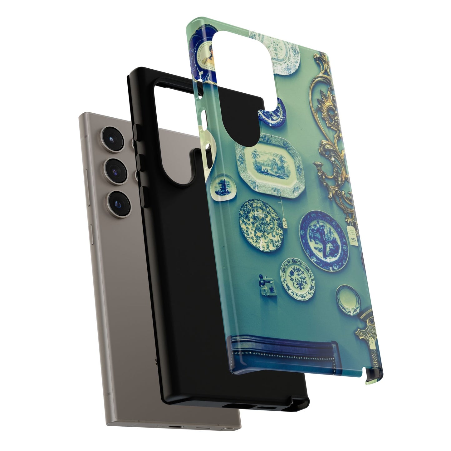 Antique Store Stairwell Phone Case--Vintage Gallery Wall Tough Case
